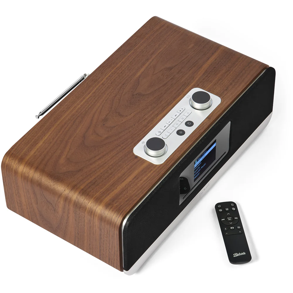 Roberts Stream 67L Bluetooth Sound System with CD Player and Internet DAB+ Radio - Walnut - Image 3