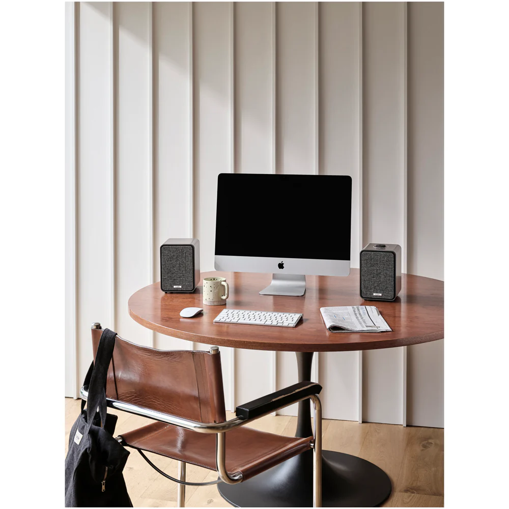 Ruark MR1 MK3 Active Bluetooth Speakers Pair with Built-in MM Phono Preamplifier - Charcoal Black - Image 8