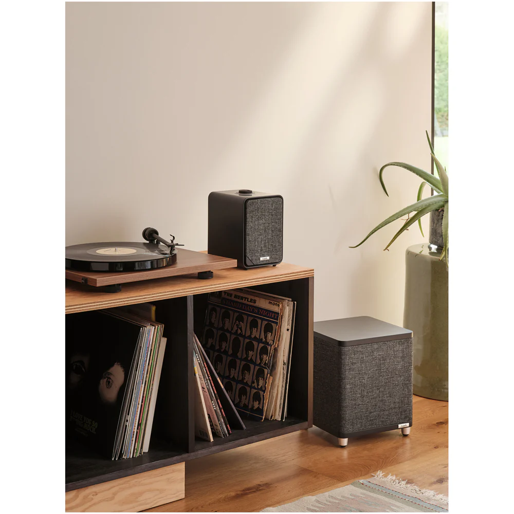 Ruark MR1 MK3 Active Bluetooth Speakers Pair with Built-in MM Phono Preamplifier - Rich Walnut - Image 7