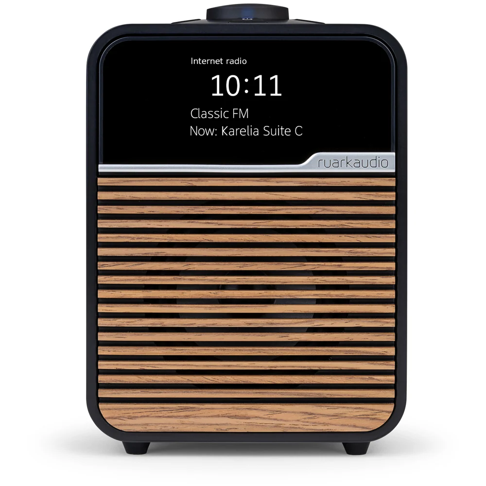 Ruark R1S DAB DAB+ FM Internet Bluetooth WiFi Smart Radio with Remote Bundle - Charcoal - Image 2