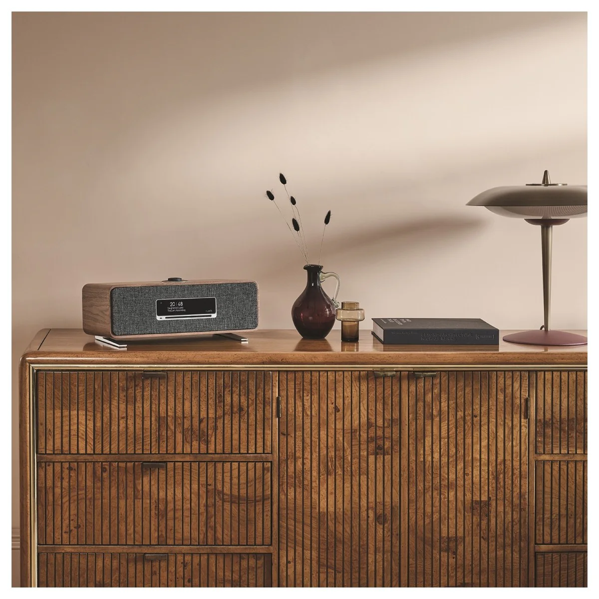 Ruark R3S Music System in Rich Walnut Veneer with Slate Grey Fabric Grille - Image 9