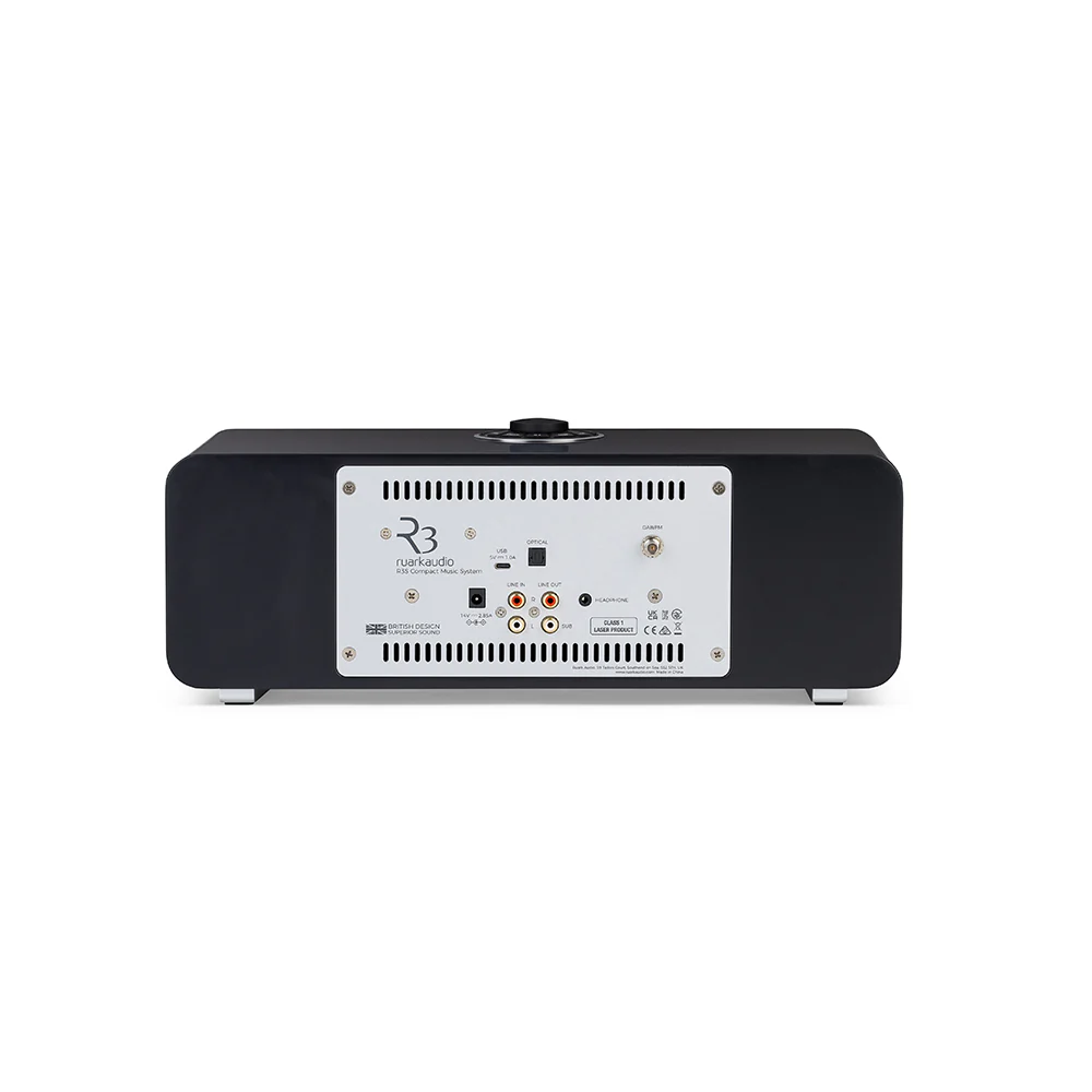 Ruark R3S Music System In Satin Charcoal Lacquer with Slate Grey Fabric Grille NEW - Image 6