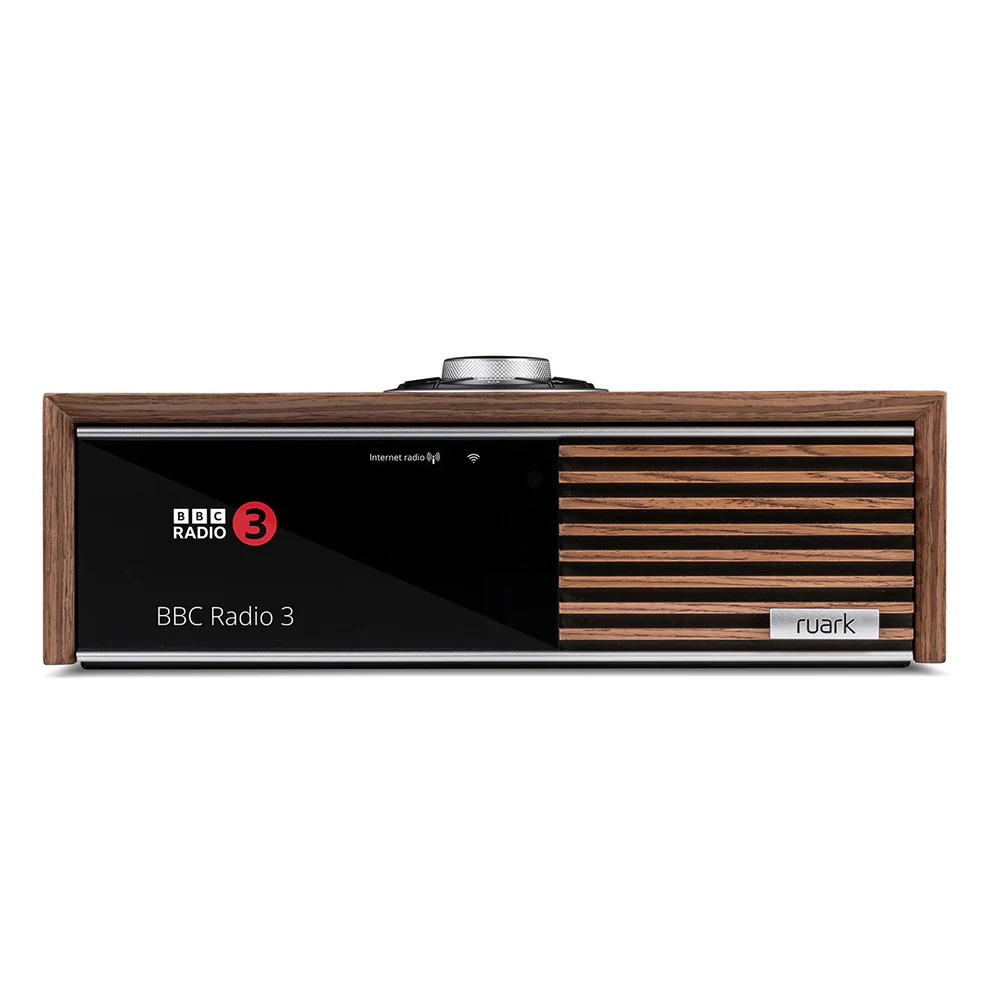 Ruark R610 Music Console & Sabre-R Bookshelf Speakers Pair Walnut with R-CD100 CD Player - Image 2
