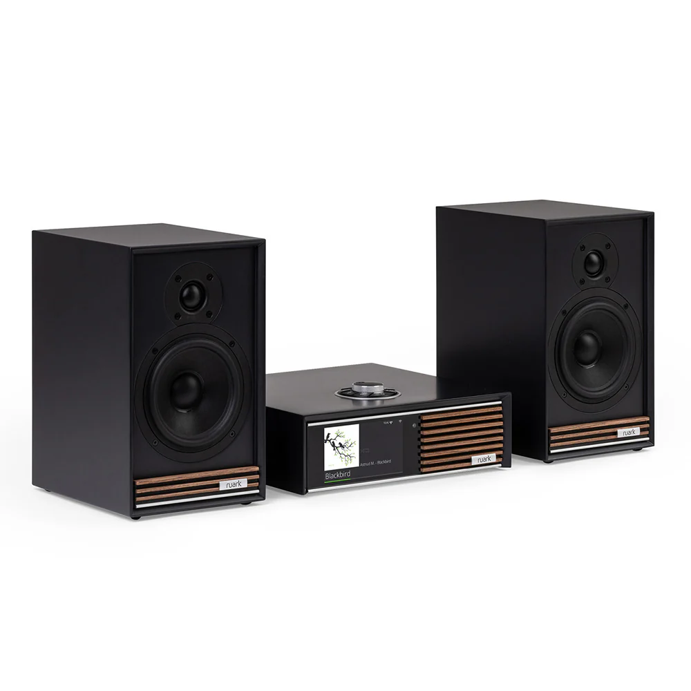 Ruark R610 Music Console with Sabre-R Bookshelf Speakers Streaming System Charcoal - Image 2