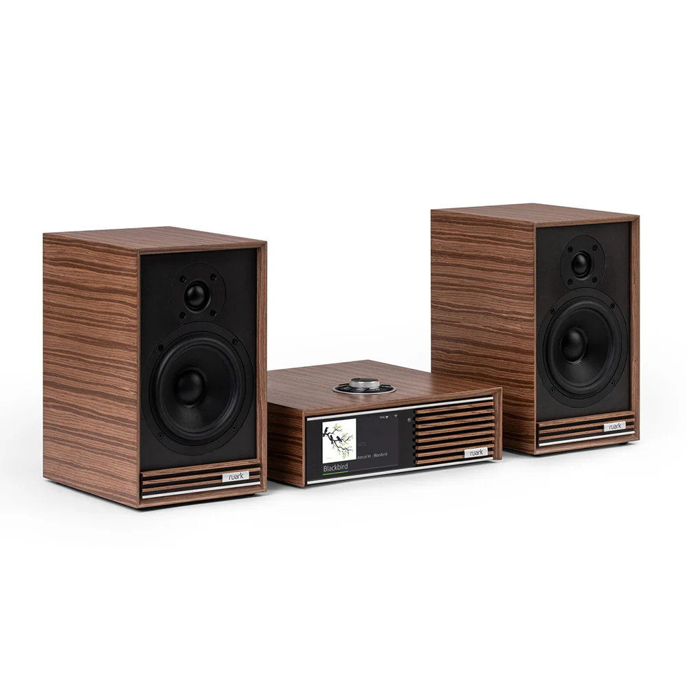 Ruark R610 Music Console with Sabre-R Bookshelf Speakers Streaming System Fused Walnut - Image 10