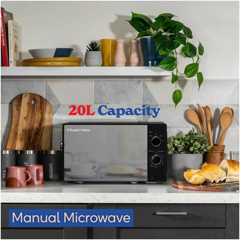 Russell Hobbs RHM2047B 20 Litres Microwave Silver - Image 5
