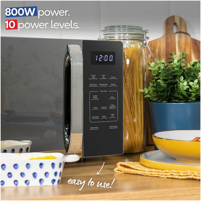 Russell Hobbs RHMT2045S 20 Litre Touch Control Digital Microwave Silver - Image 6