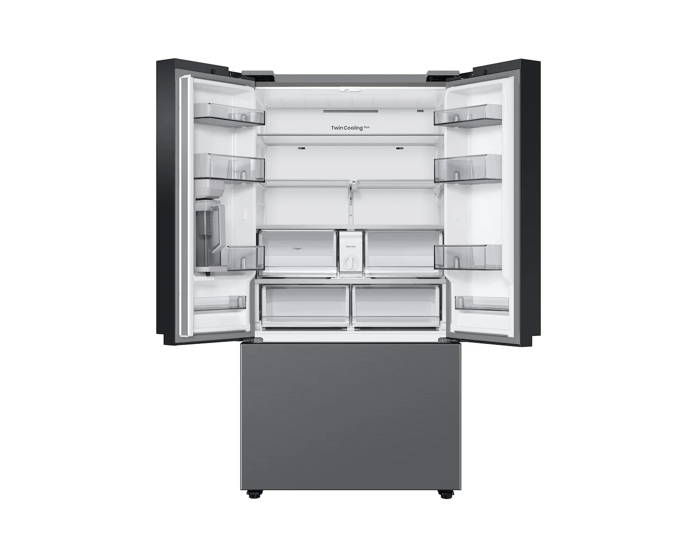 Samsung Bespoke AI RF24BB620ES9EU SpaceMax 674L Total No Frost American Fridge Freezer Silver - Image 3