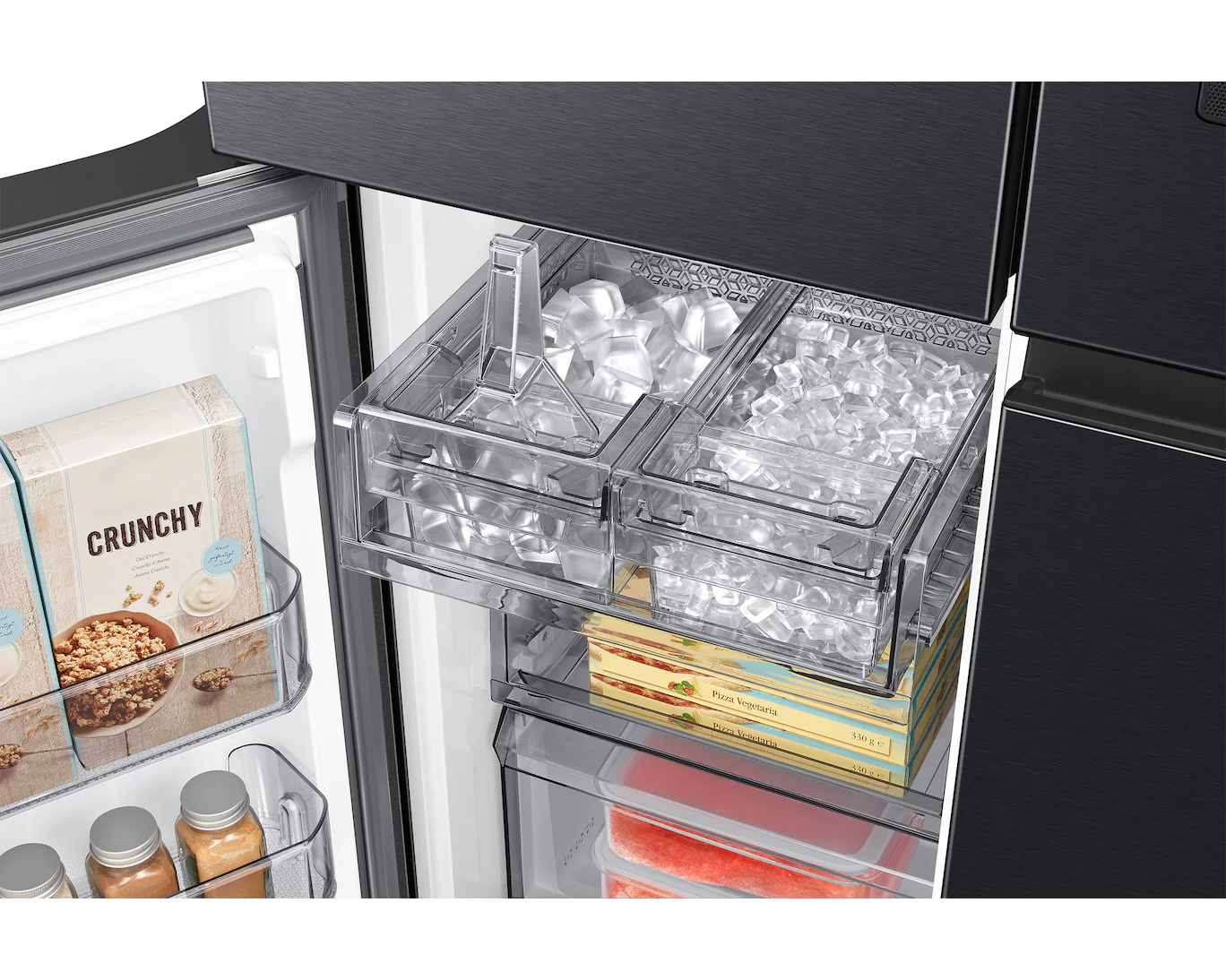 Samsung Bespoke AI RF65DG9H0EB1EU Family Hub 636L Total No Frost American Fridge Freezer Black - Image 6