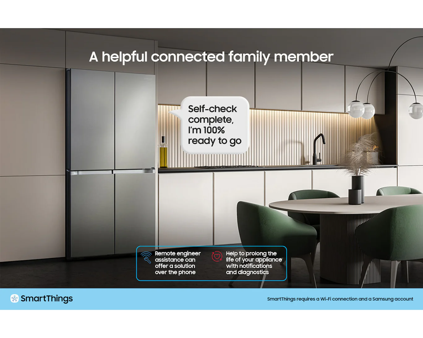 Samsung Bespoke AI RF65DG9H0EB1EU Family Hub 636L Total No Frost American Fridge Freezer Black - Image 9