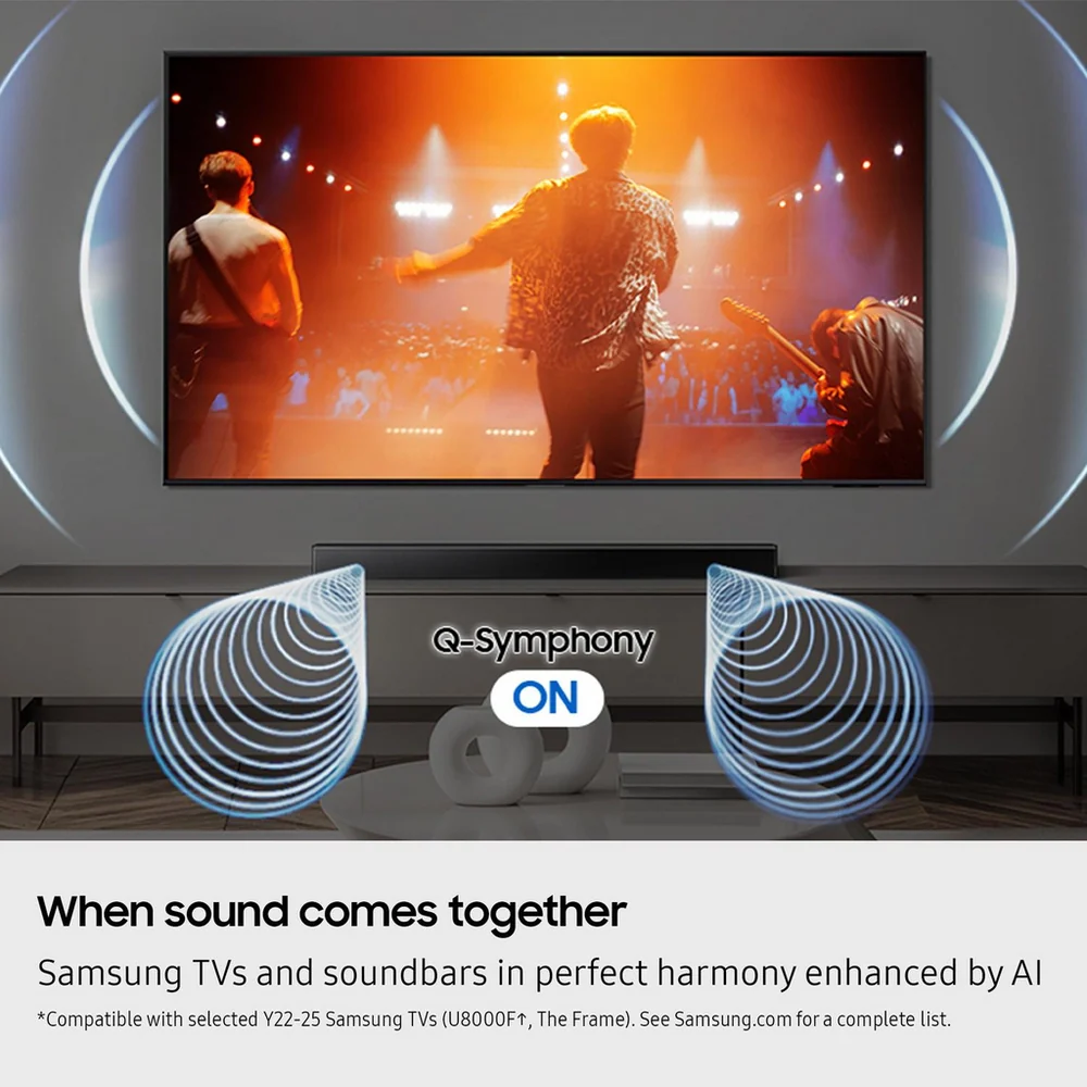 Samsung HW-B650F B-Series 3.1ch 370W Soundbar with Wireless Subwoofer Black 2025 - Image 9