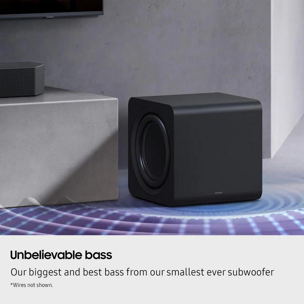 Samsung HW-Q990F 11.1.4ch Q-Series Soundbar with Wireless Subwoofer and Rear Speakers in Titan Black 2025 - Image 8