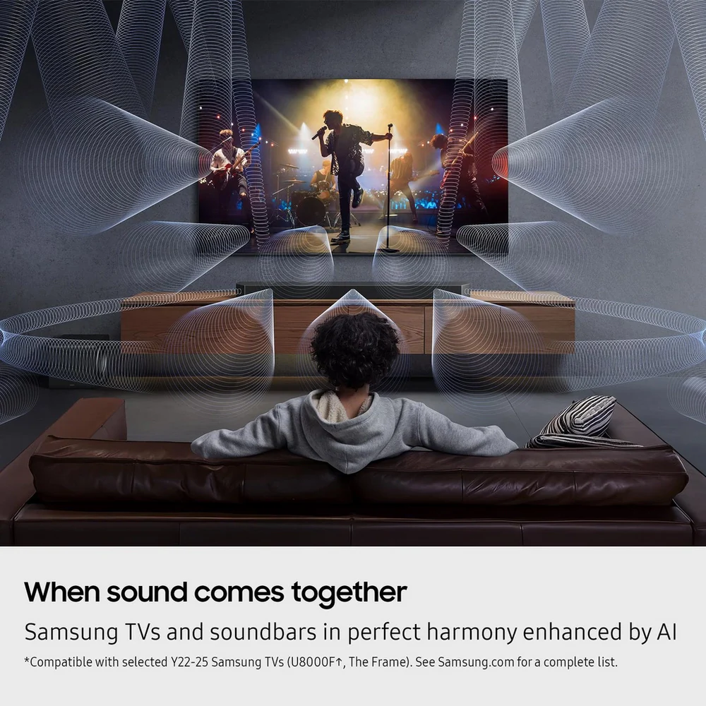 Samsung HW-Q990F 11.1.4ch Q-Series Soundbar with Wireless Subwoofer and Rear Speakers in Titan Black 2025 - Image 9