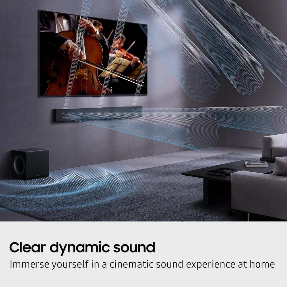 Samsung HW-QS700F 3.1.2ch Q-Series Soundbar with Wireless Subwoofer in Titan Black 2025 - Image 8