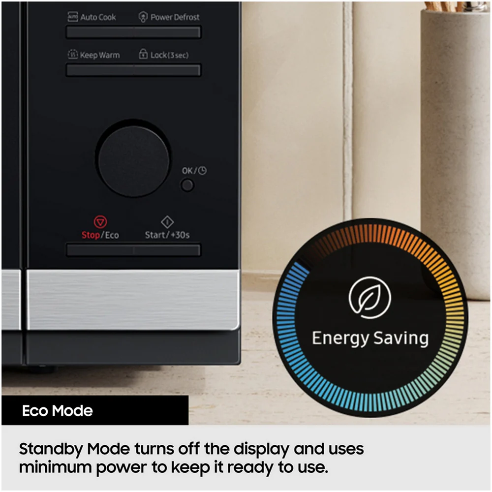 Samsung MS23K3515AK 23L Solo Microwave Oven with Triple Distribution System Black - Image 8