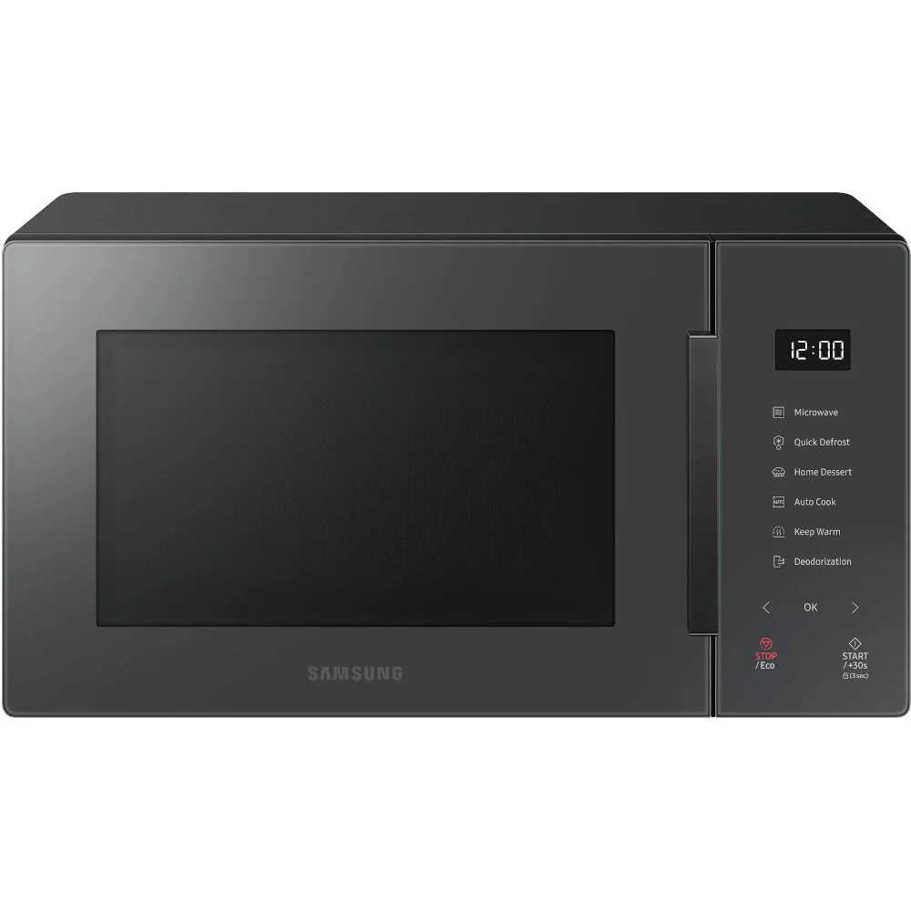 Samsung MS23T5018AC 23L Solo Microwave with Triple Distribution System - Charcoal Black