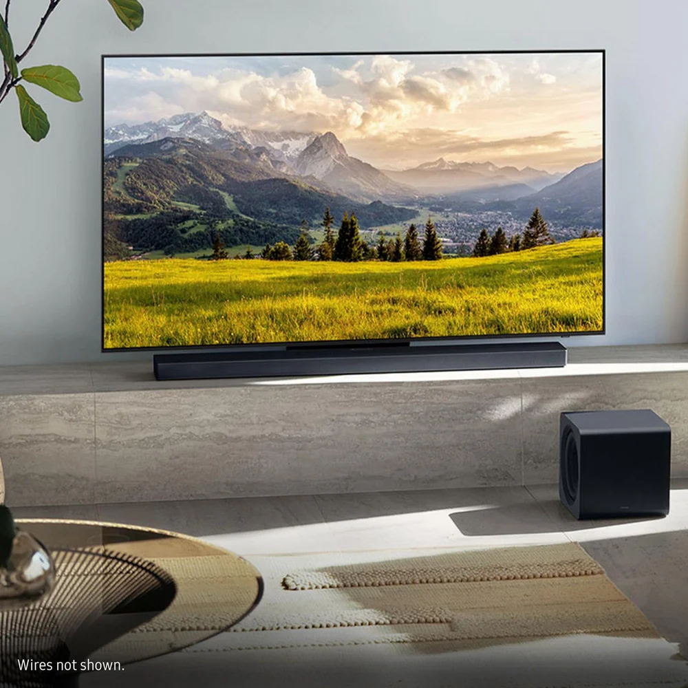 Samsung QE55S95FATXXU 55 Inch OLED S95F 4K UHD HDR Smart AI TV with HW-QS700F 3.1.2ch Q-Series Soundbar Bundle - Image 4