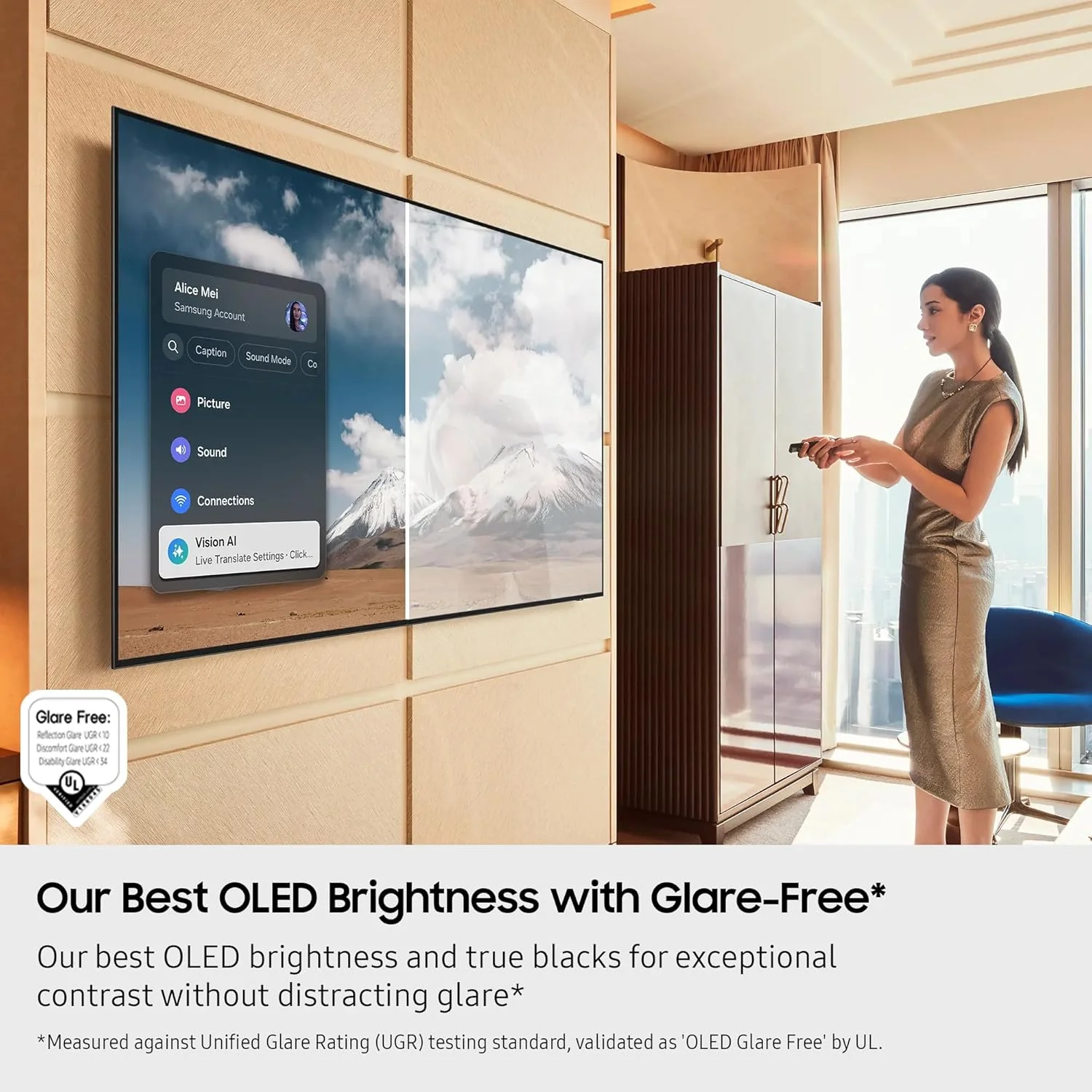 Samsung QE65S95FATXXU 65 Inch OLED S95F 4K UHD HDR Smart AI TV with HW-QS700F 3.1.2ch Q-Series Soundbar Bundle - Image 11