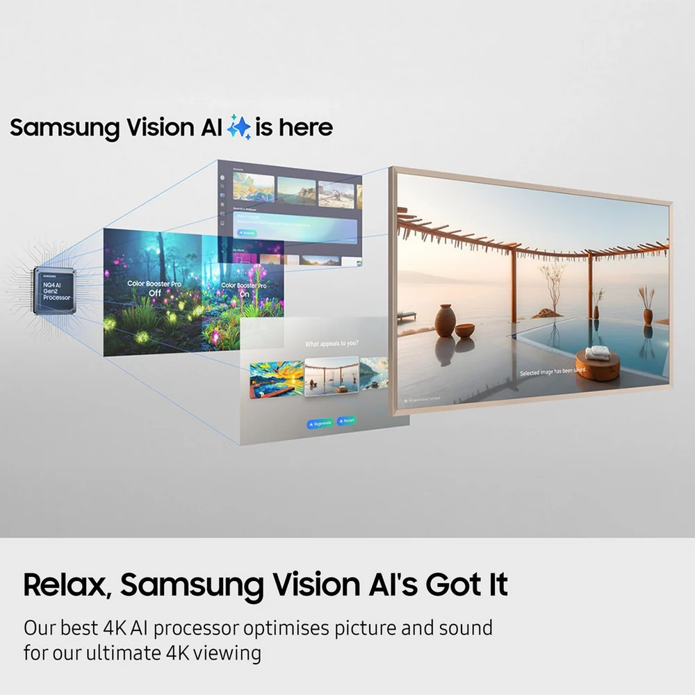 Samsung QE85LS03FWUXXU 85 Inch The Frame Pro LS03FW Art Mode Neo QLED 4K Vision Ultra HD HDR Smart AI TV - Image 12