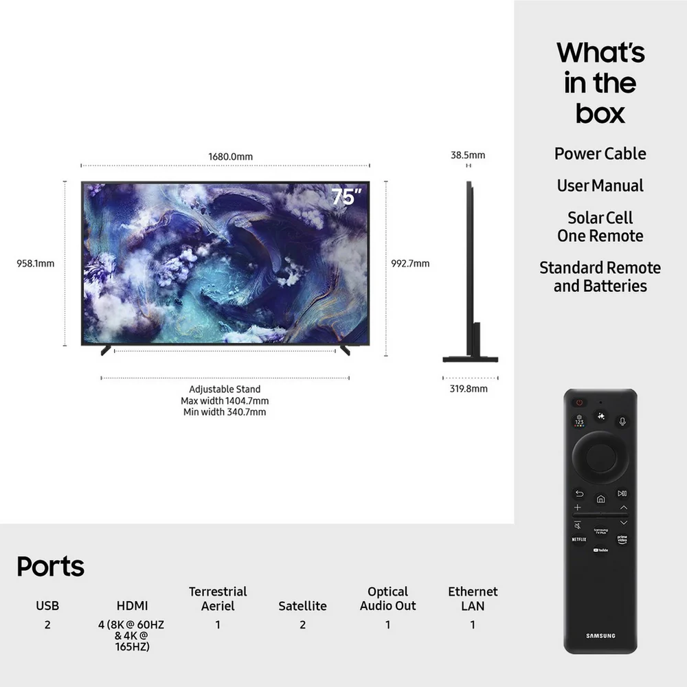Samsung QE85QN900FTXXU 85 Inch QN900F 8K Neo QLED Ultra HD HDR Smart TV - Image 4