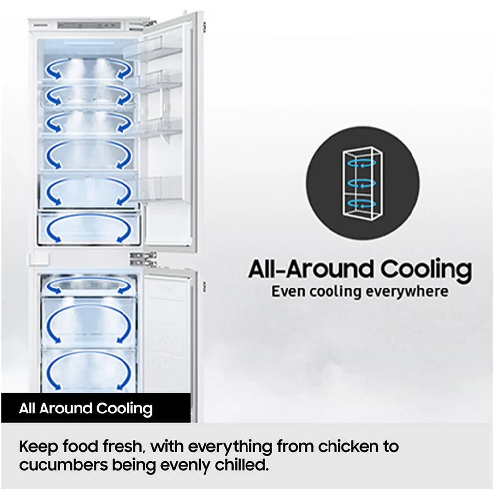 Samsung RB33B610EWWEU Series 5 SaceMax 344L Freestanding Fridge Freezer White - Image 7