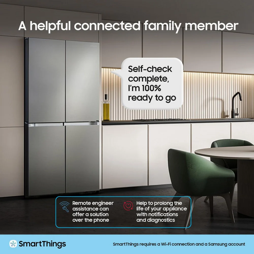 Samsung RF50C532EB1 Series 7 SpaceMax American Style Smart Fridge Freezer Black - Image 6