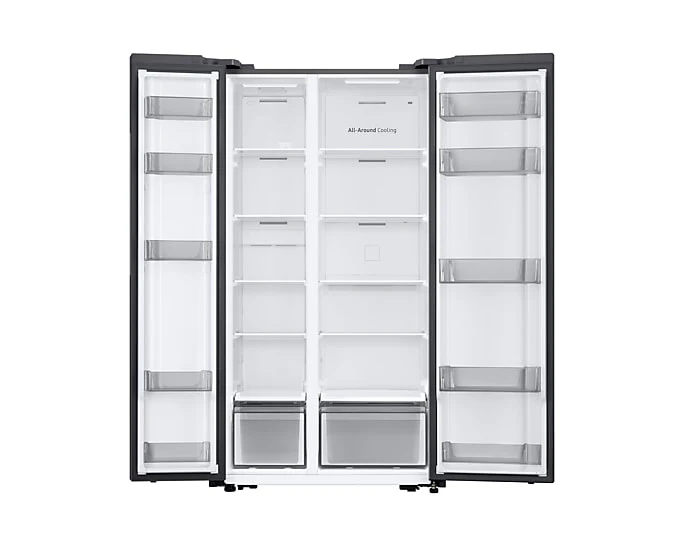 Samsung RS57DG400EM9EU Series 6 SpaceMax 91cm Frost Free American Style Smart Fridge Freezer in Gentle Silver Matt - Image 3