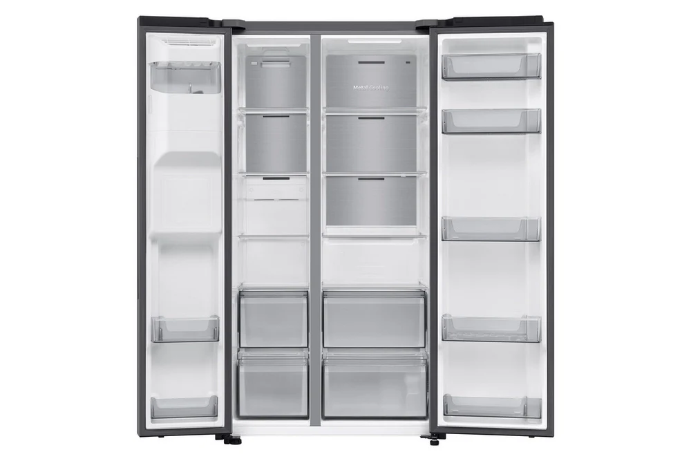 Samsung RS70F64KETEU Series 6 Bespoke AI 91cm Side by Side American Style Fridge Freezer in Silver - Image 8