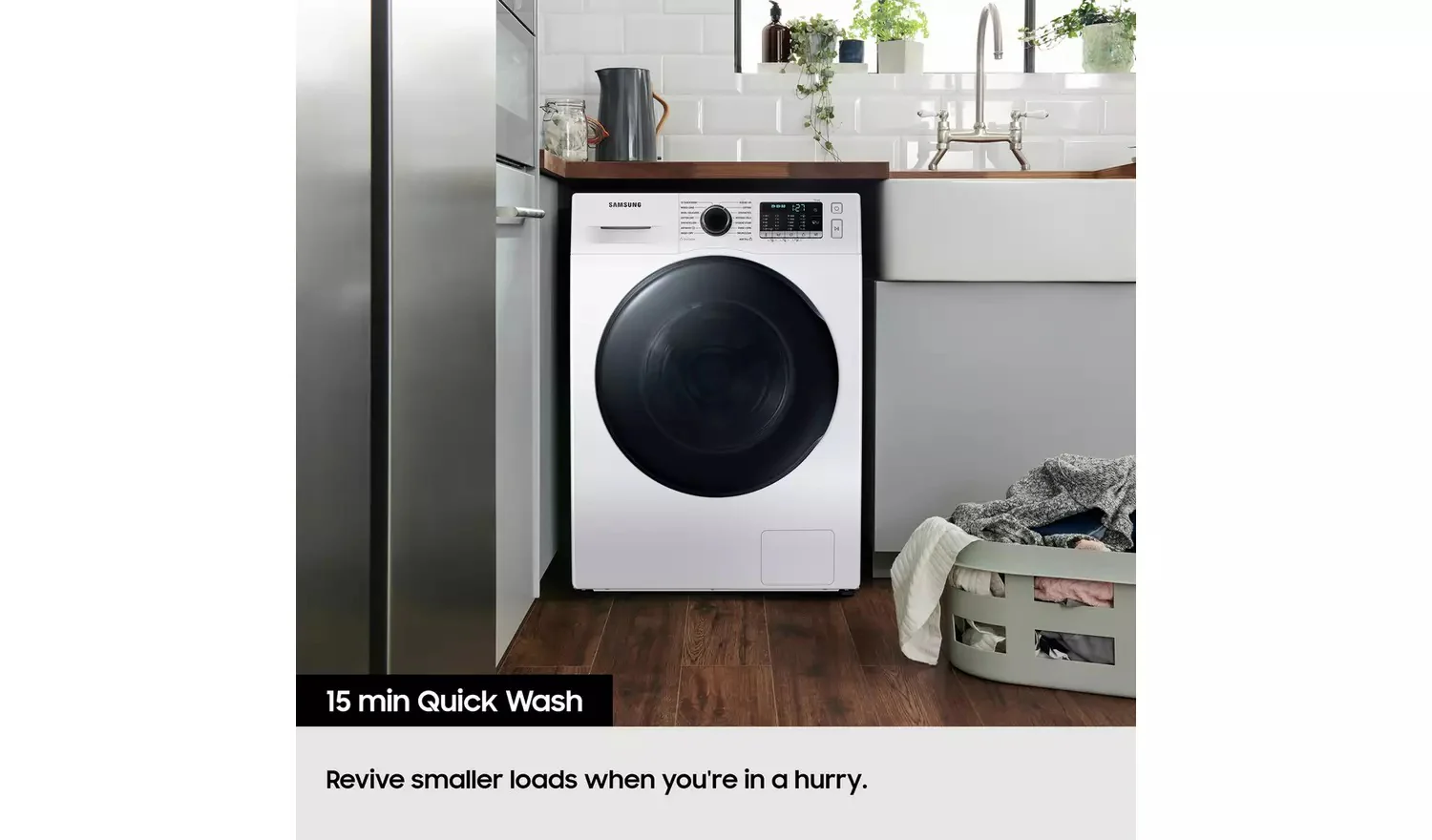 Samsung Series 4 WW90FG3M05AWEU 9kg 1400 Spin Front Load Washing Machine with Hygiene Steam White - A Rated - Image 6