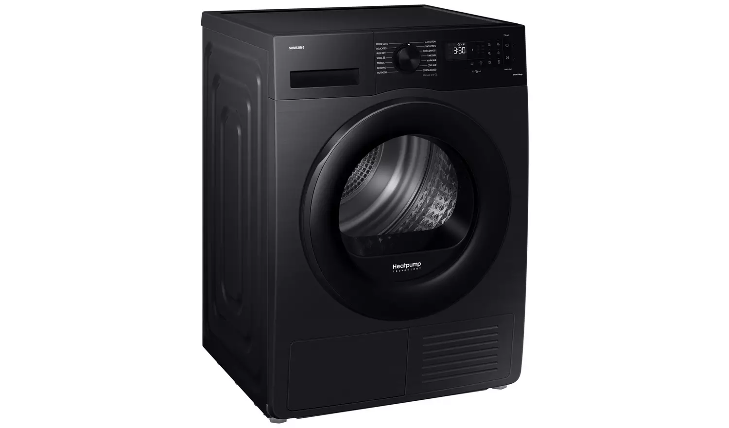 Samsung Series 5 DV90CGC0A0ABEU with OptimalDry 9 kg Heat Pump Tumble Dryer Black - Image 8