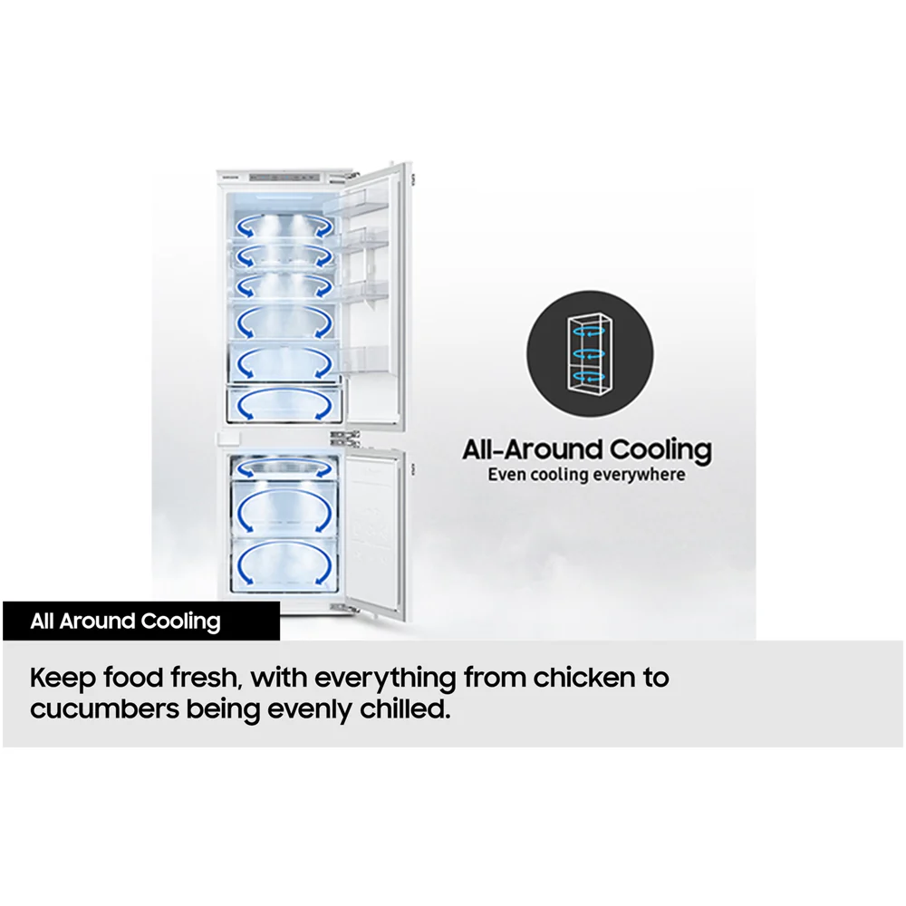 Samsung Series 5 RB33B610ESAEU SpaceMax 344L Frost Free Fridge Freezer Silver - Image 9