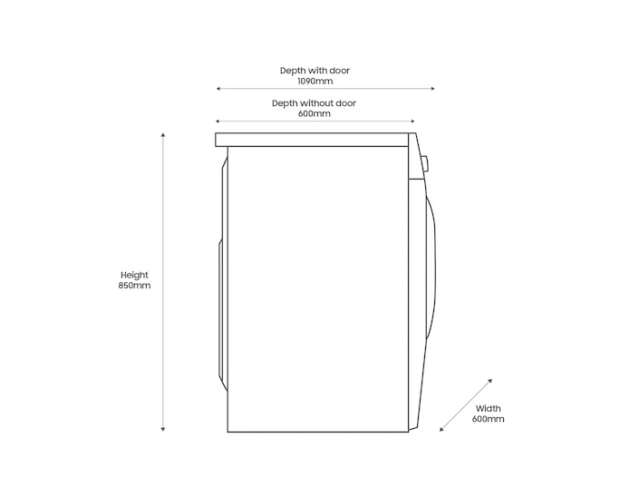 Samsung Series 5 WW11DG5B25AEEU Bespoke AI Front-Load 11 kg 1400 Spin Washing Machine White - Image 10