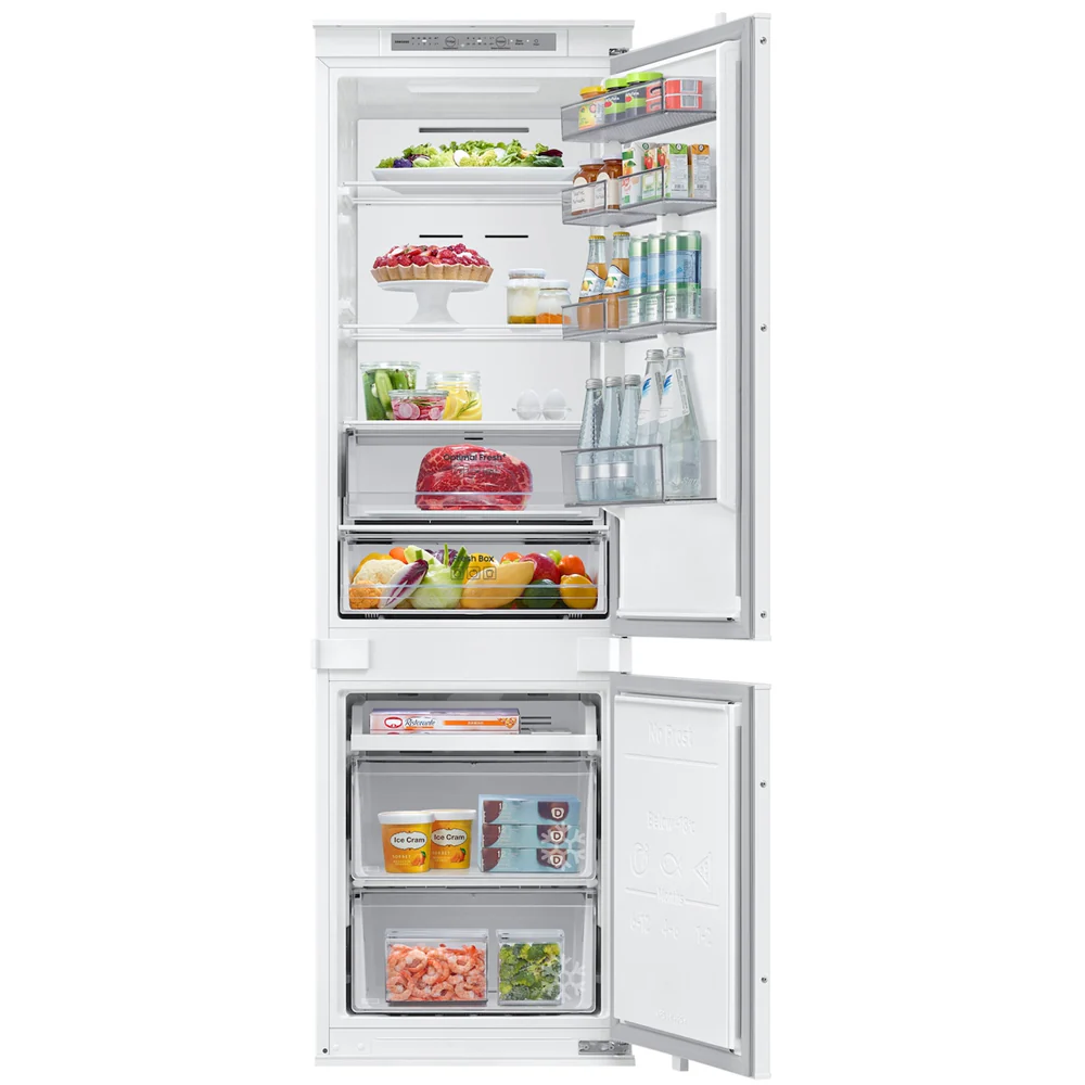 Samsung Series 6 BRB70F26DES0EU SpaceMax 267L Integrated Frost Free Fridge Freezer White - Image 2