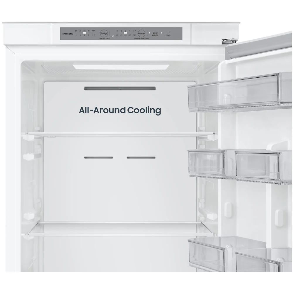 Samsung Series 6 BRB70F26DES0EU SpaceMax 267L Integrated Frost Free Fridge Freezer White - Image 5