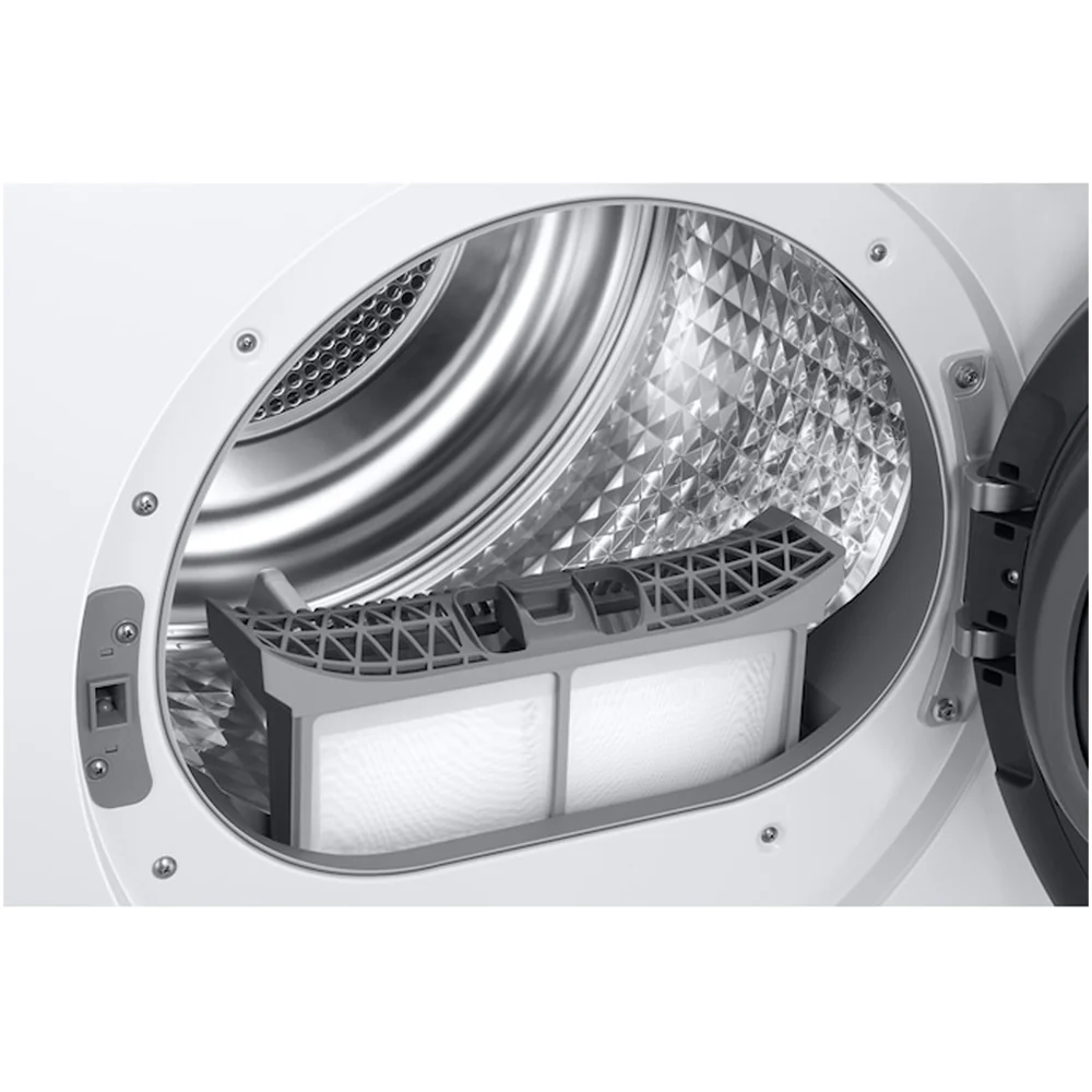 Samsung Series 6 DV90T6240LES1 9kg AI Energy Heat Pump Tumble Dryer White - Image 8