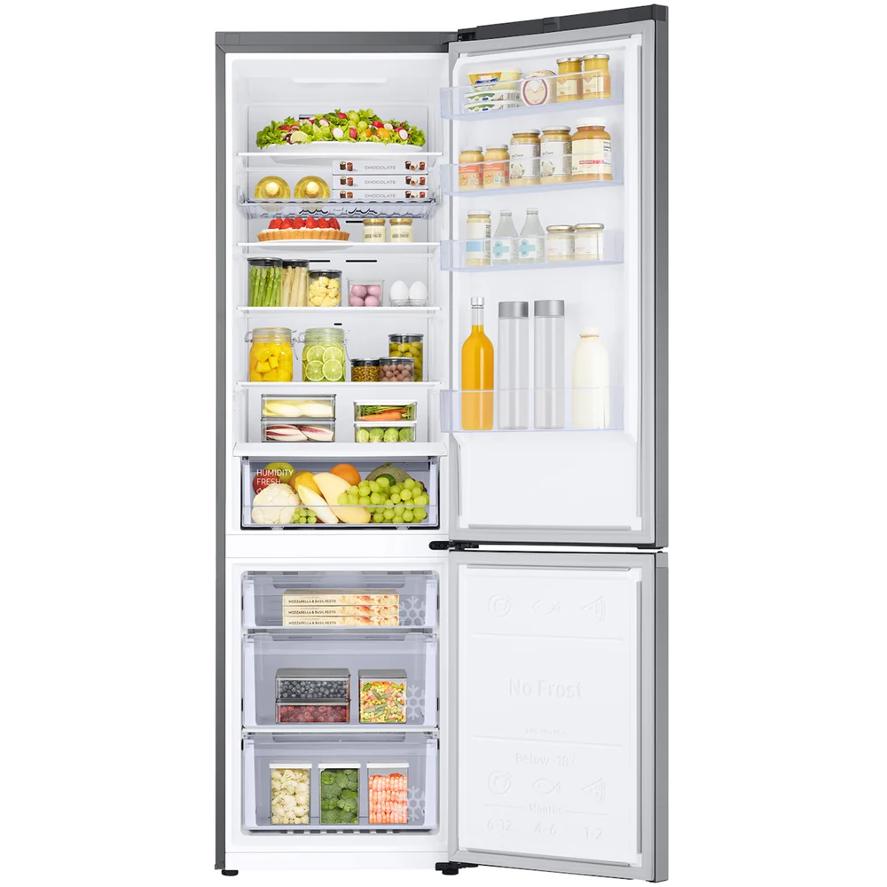 Samsung Series 6 RB38C602CS9EU SpaceMax 390L Frost Free Fridge Freezer Matte Stainless - Image 2