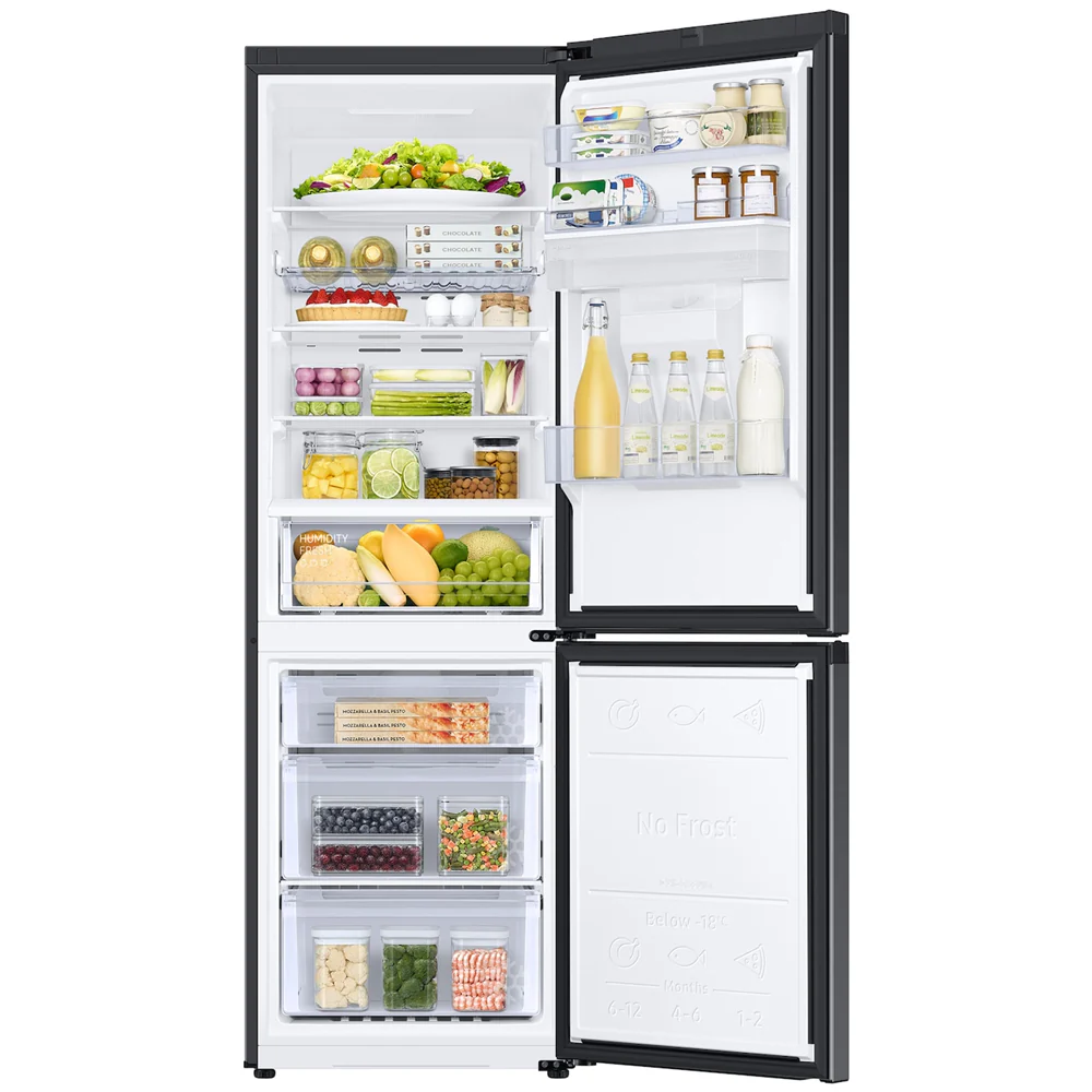 Samsung Series 7 RB34C632EBNEU SpaceMax 341L Non-Plumbed Frost Free Fridge Freezer Black - Image 2