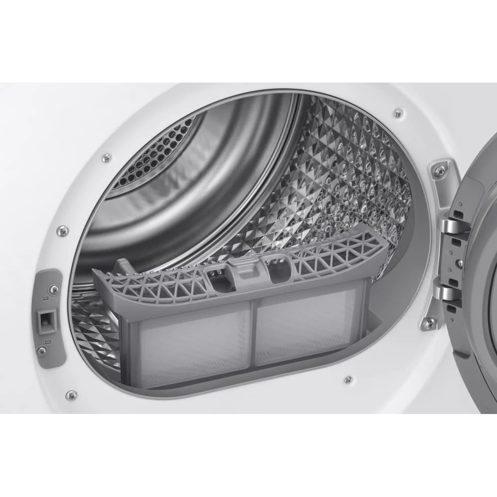 Samsung Series 8 DV90BB9445GHS1 with Optimal Dry 9kg Heat Pump Tumble Dryer White - Image 5