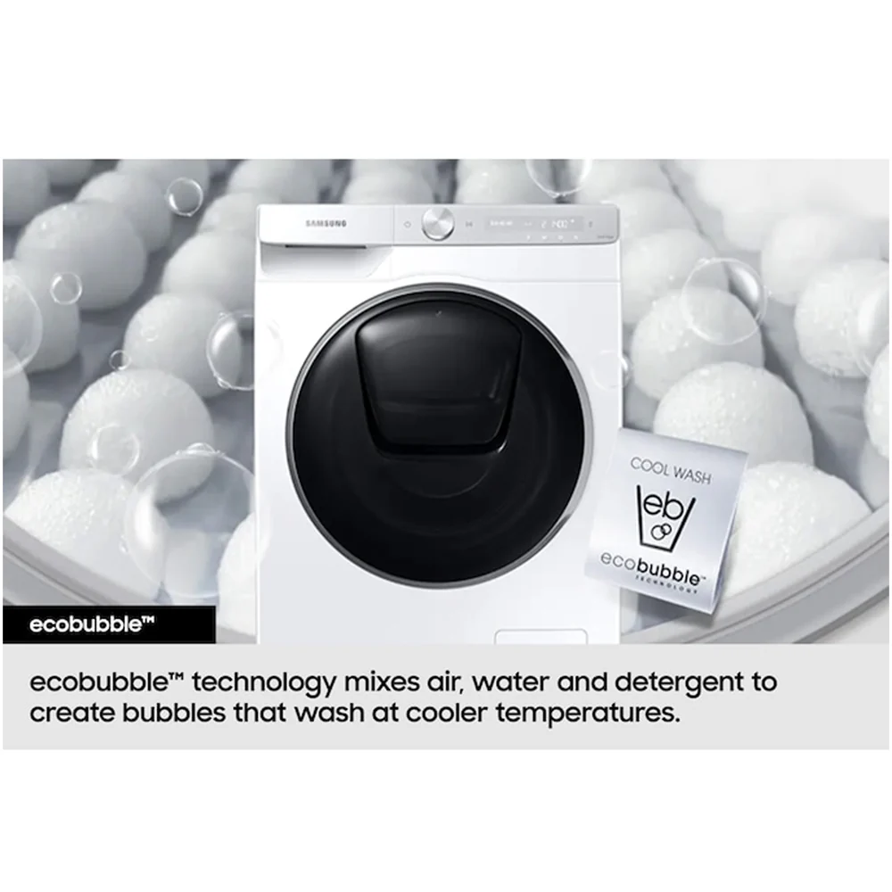 Samsung Series 8 WW11DB8B95GBU1 Bespoke AI Energy 11kg 1400 Spin Smart Washing Machine Black - Image 12
