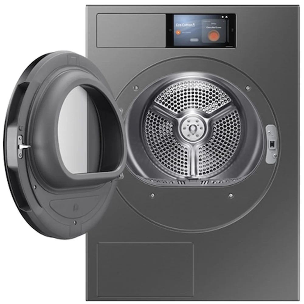 Samsung Series 9 DV90F09F4SU1 with AI Home 9kg Heat Pump Tumble Dryer Dark Steel - Image 10