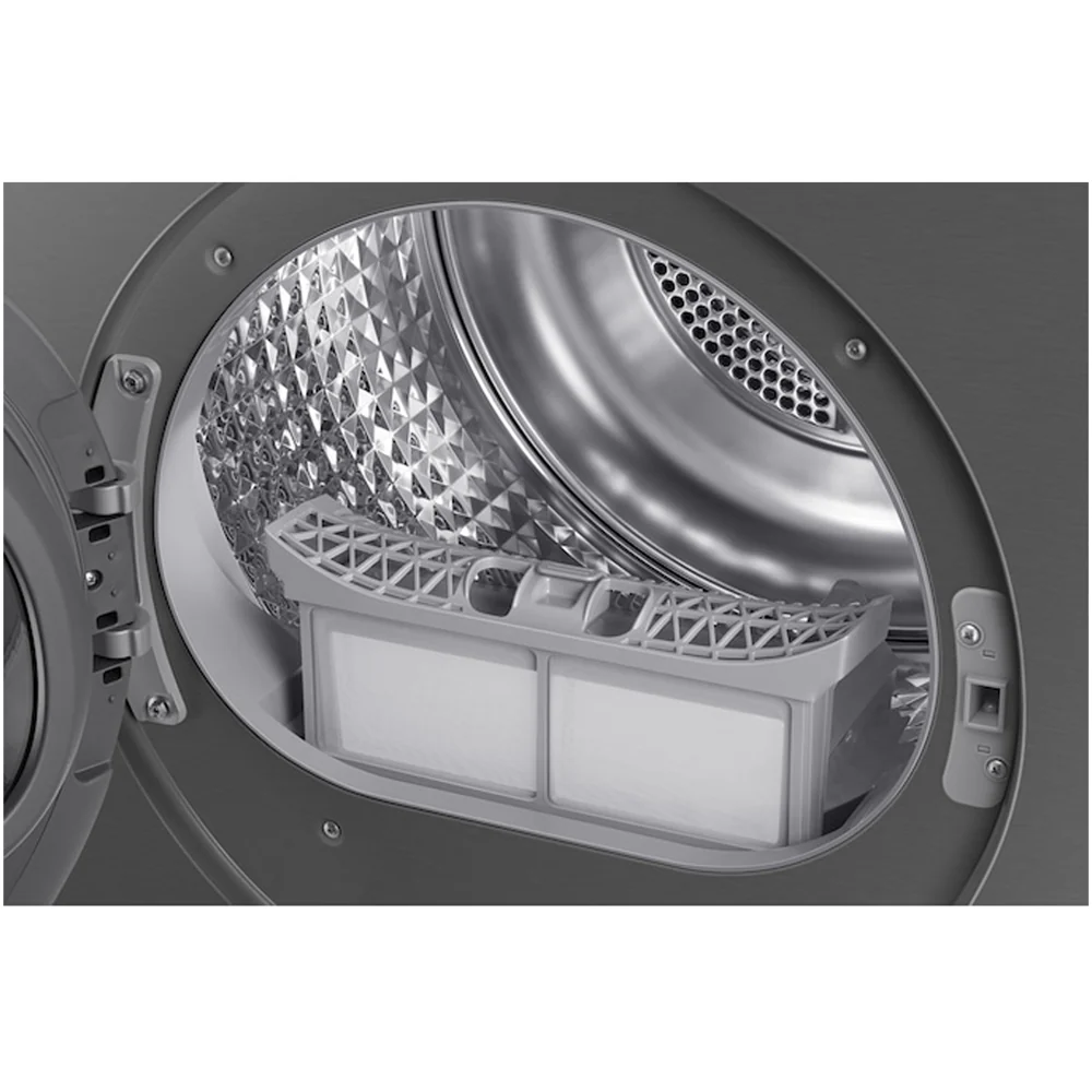 Samsung Series 9 DV90F09F4SU1 with AI Home 9kg Heat Pump Tumble Dryer Dark Steel - Image 11
