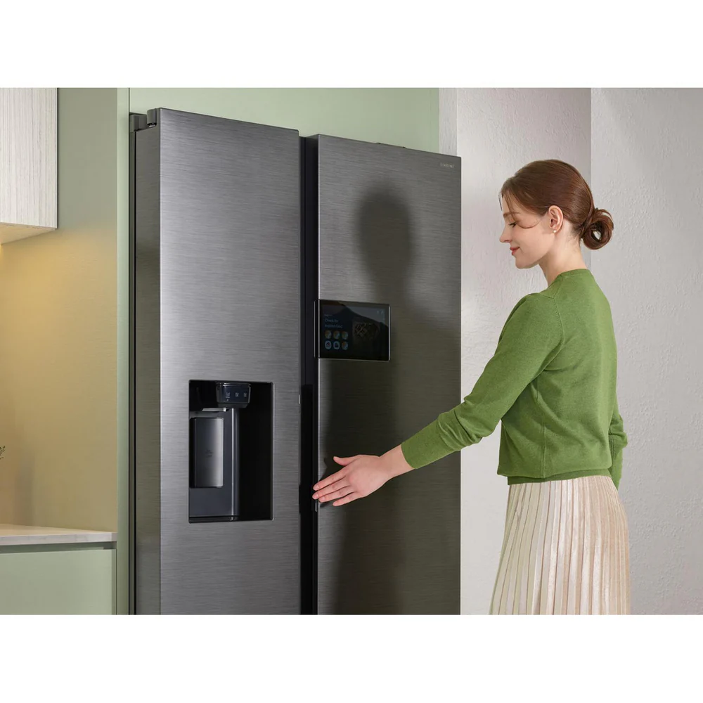 Samsung Series 9 RS90F64EETEU Bespoke AI Home 621L Total No Frost American Fridge Freezer Silver - Image 9