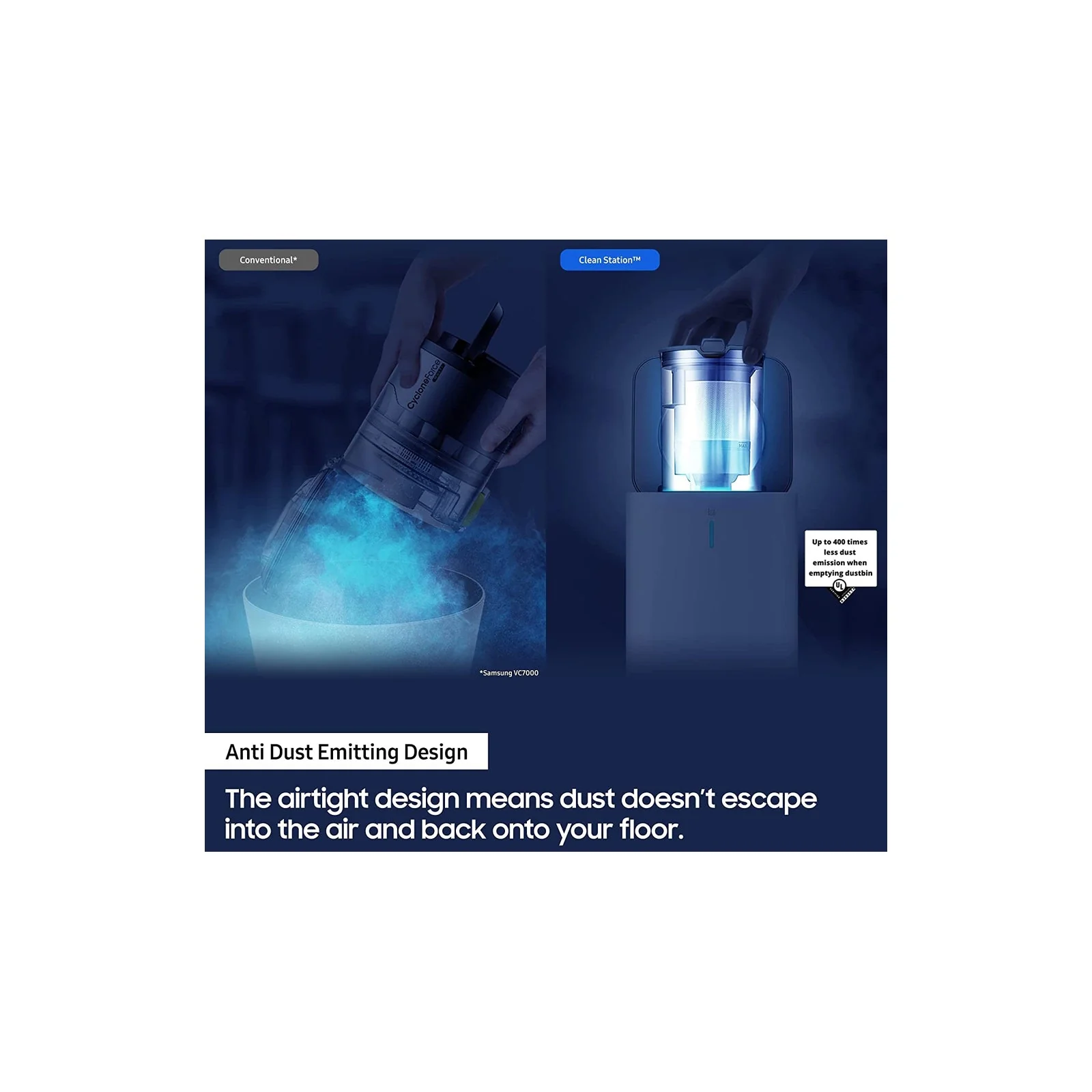 Samsung VCASAE903EU Auto Empty Vacuum Dustbin Clean Station - Image 4