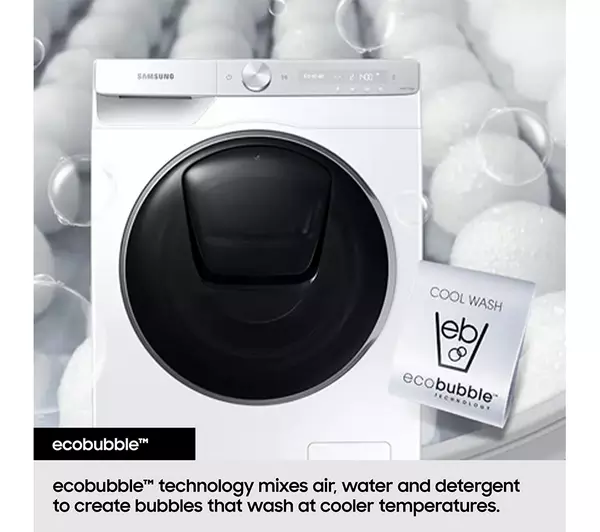 Samsung WW90CGC04DAEEU 9kg 1400 Spin Washing Machine White - Image 3