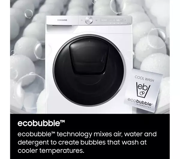 Samsung WW90CGC04DAEEU 9kg 1400 Spin Washing Machine White - Image 9