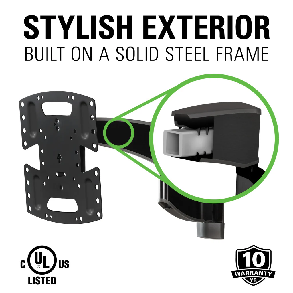 Sanus VSF716-B2 Premium Full Motion TV Wall Mount for 19-43 Inches TVs - Image 7