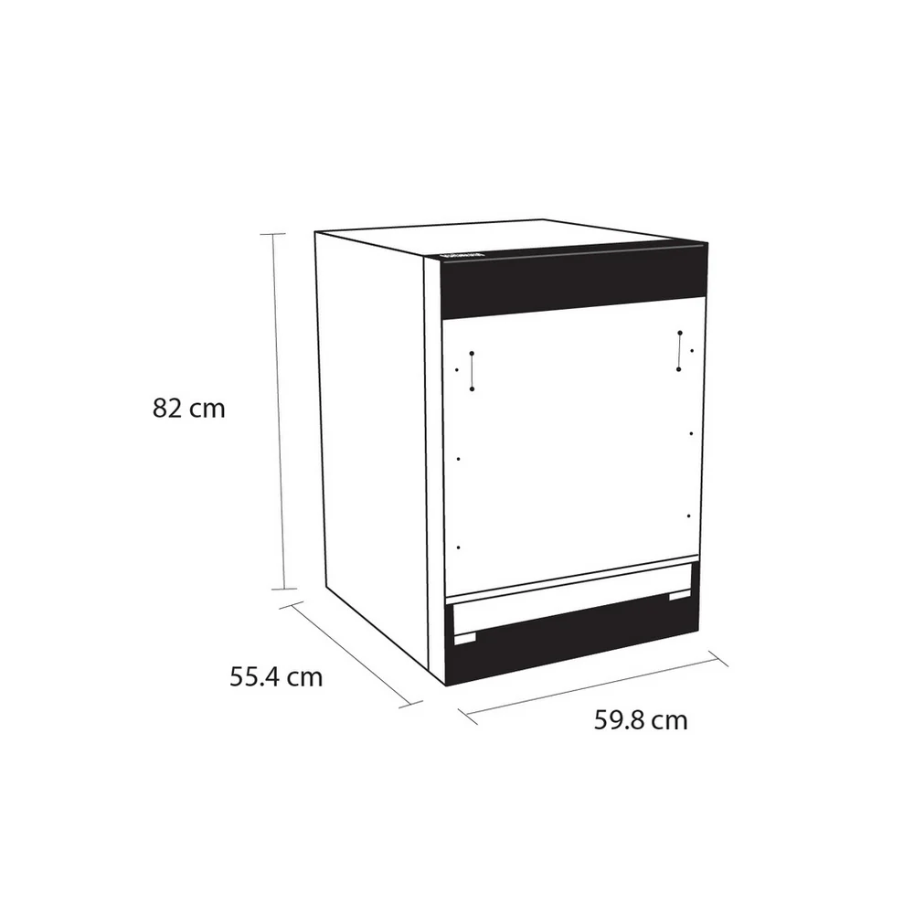 Schonhaus DWSI0115FSB Full Size Built In Dishwasher with 15 Place Settings - Image 9
