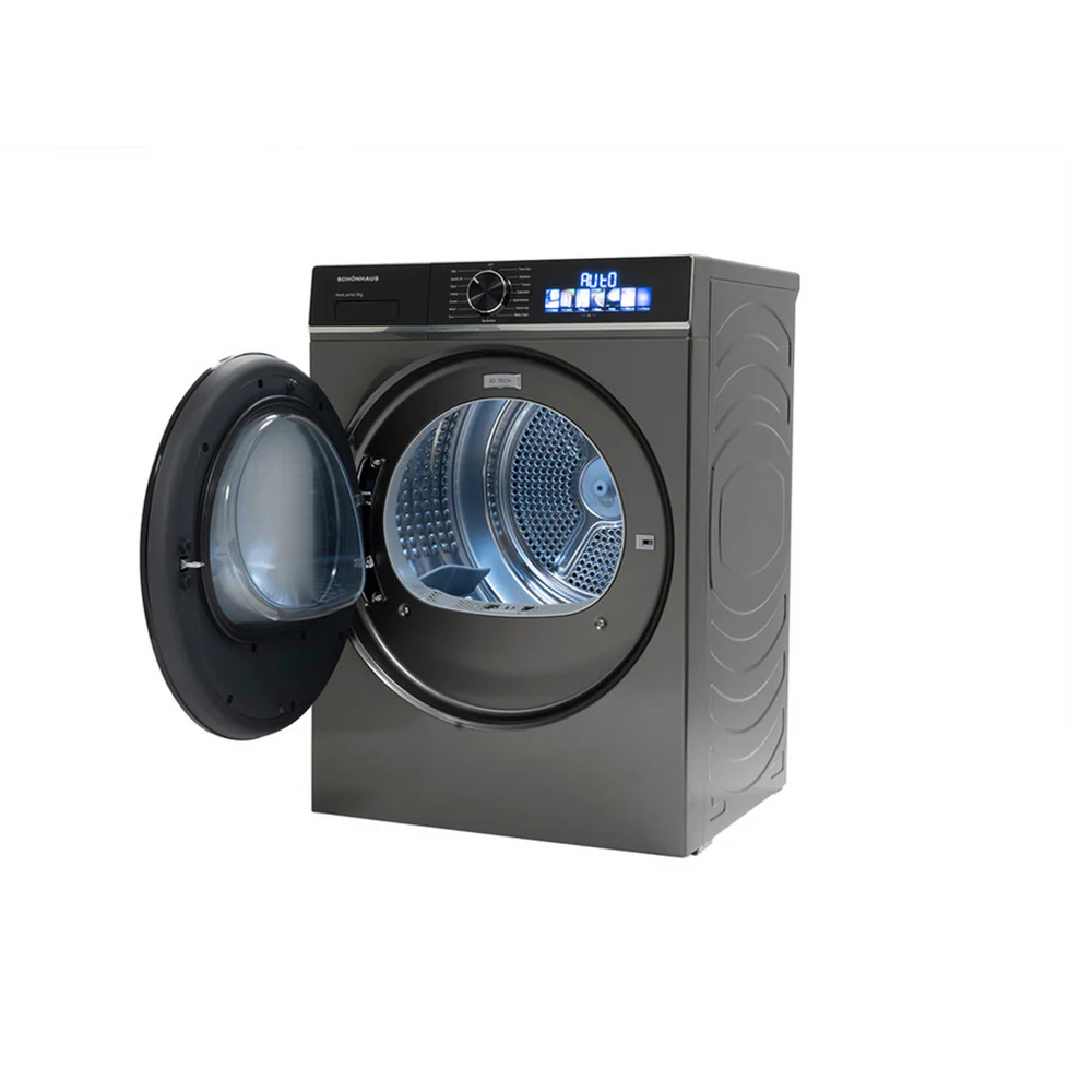 Schonhaus TDSHF018A3G 8kg Heat Pump Tumble Dryer Graphite - Image 2