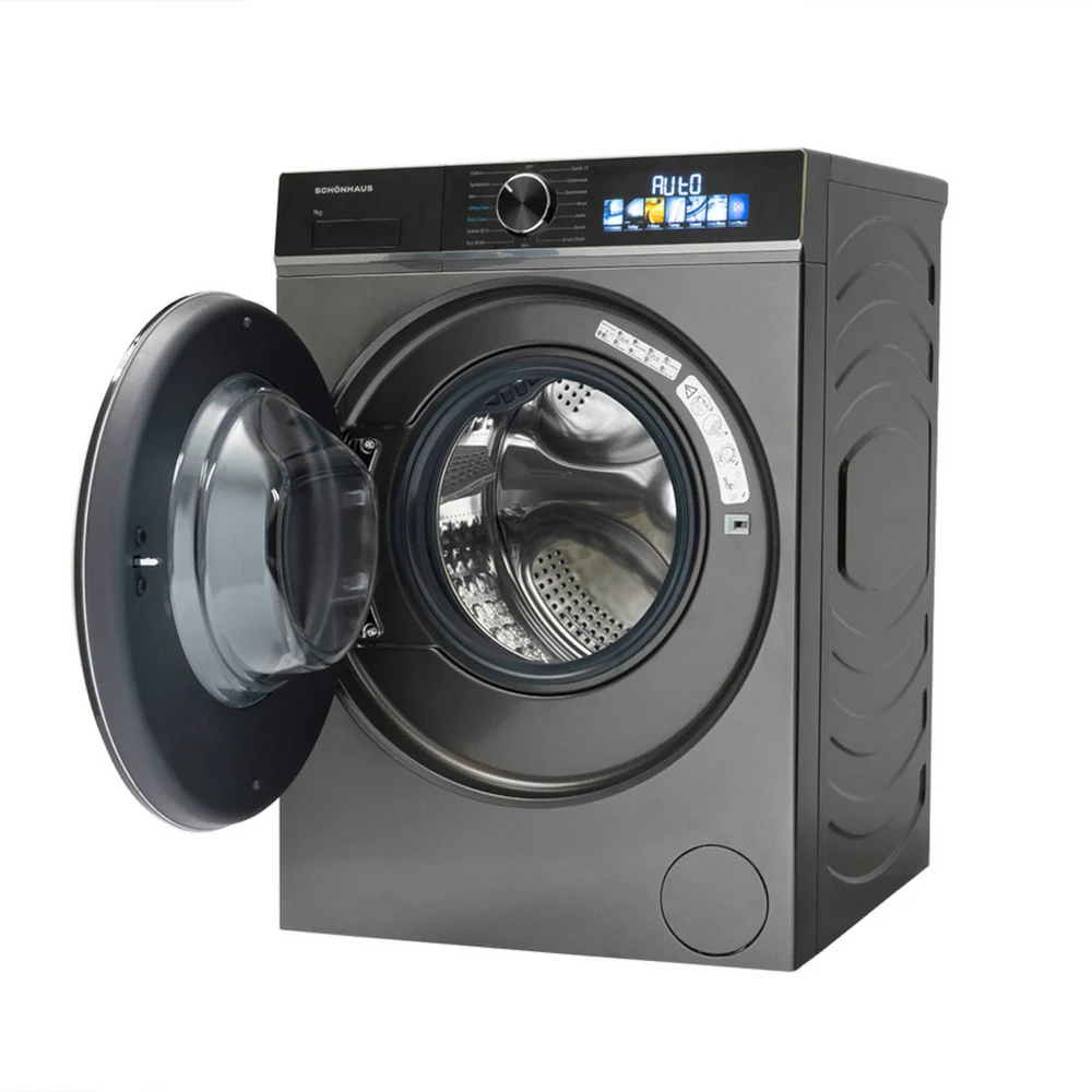 Schonhaus WMSF01914AG 9kg 1400 Spin Freestanding Washing Machine Graphite - Image 2