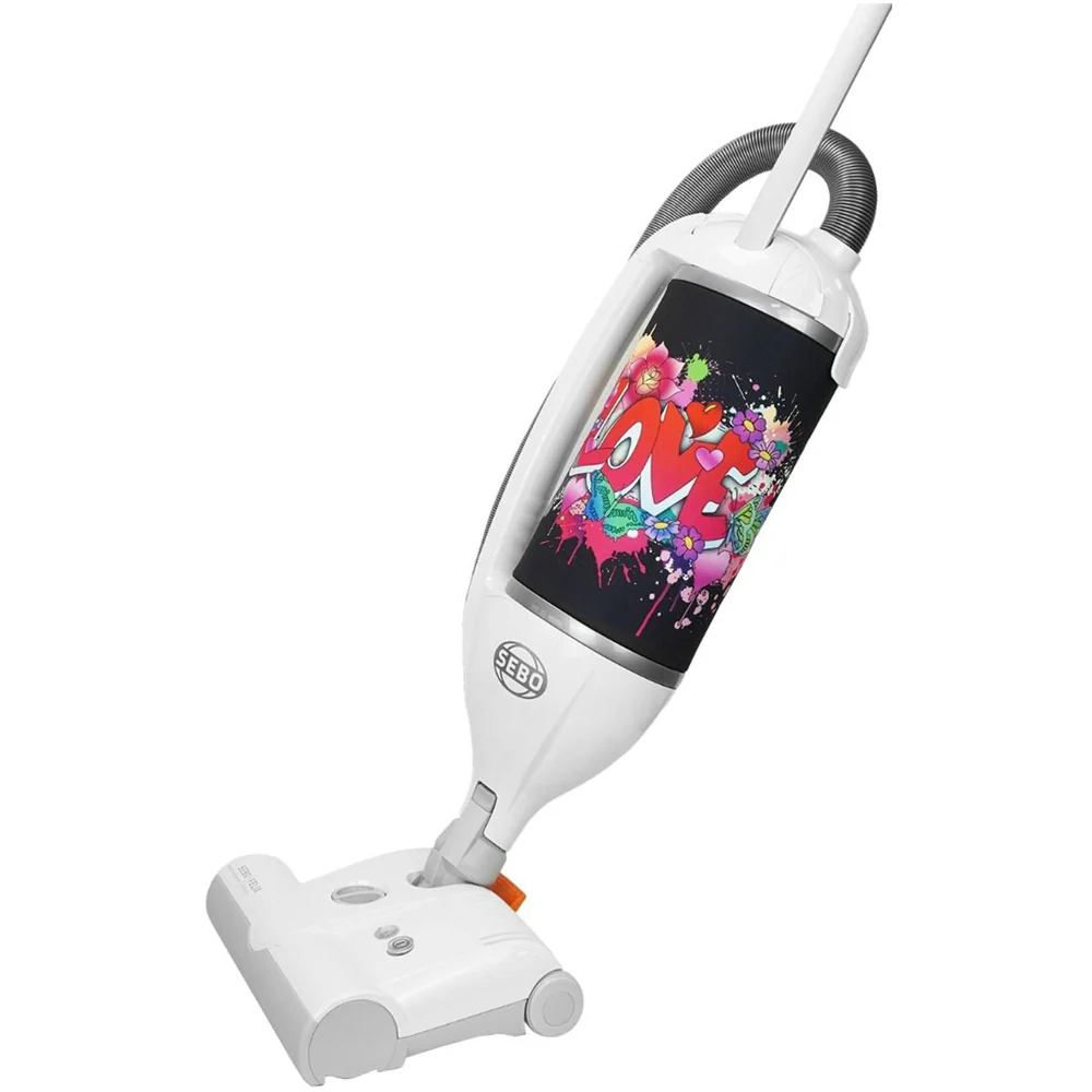 Sebo 90812GBG Felix Graffiti Bagged Upright Vacuum Cleaner White - Image 4